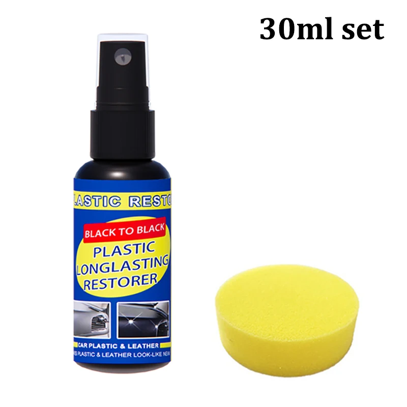 Car Plastic Restorer Coating Agent Auto Plastic Rubber Exterior