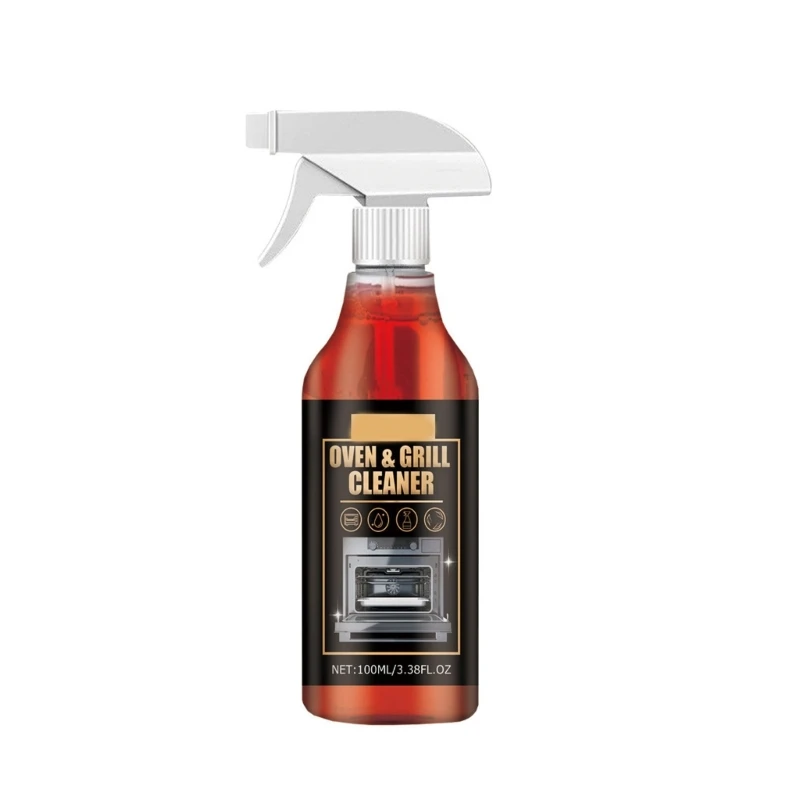 Kitchen Oven Cleaner Rust Grease Remover Household Cleaning Formula Grill Oil Cleaner 100ml