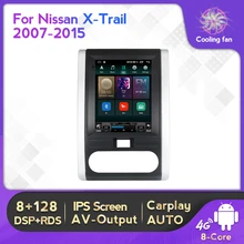 Schermo da 9.7 pollici autoradio Stereo per Nissan x-trail 2 T31 XTrail 2007-2015 lettore multimediale navigazione GPS Carplay Auto WIFI 4G
