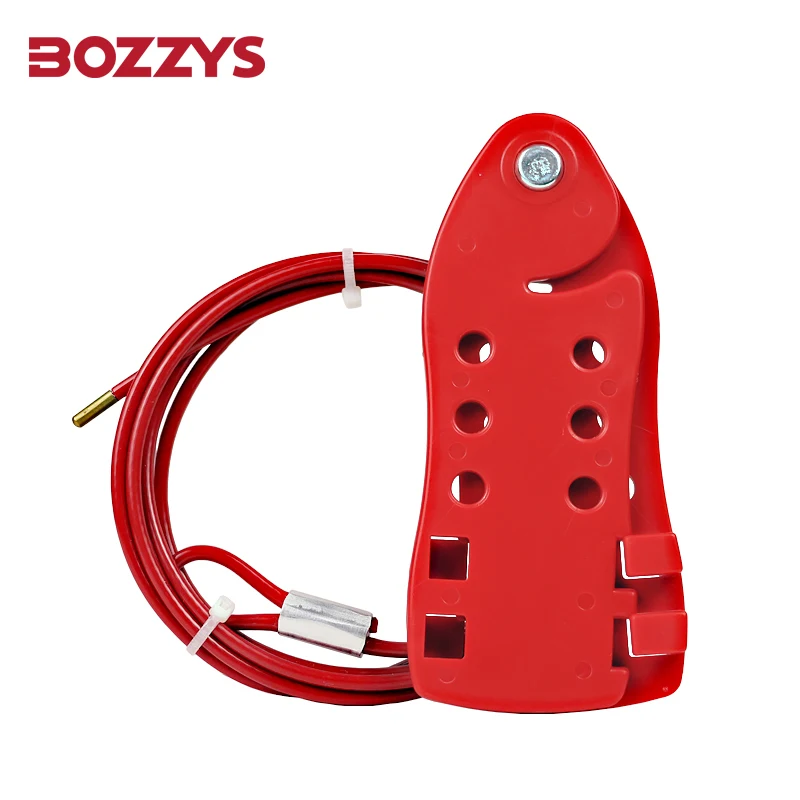 

BOZZYS Economic Cable Lockout Device Fish-shape with 4MM*1.8M Stainless Steel Cable for Overhaul of Equipment Maintenance BD-L21