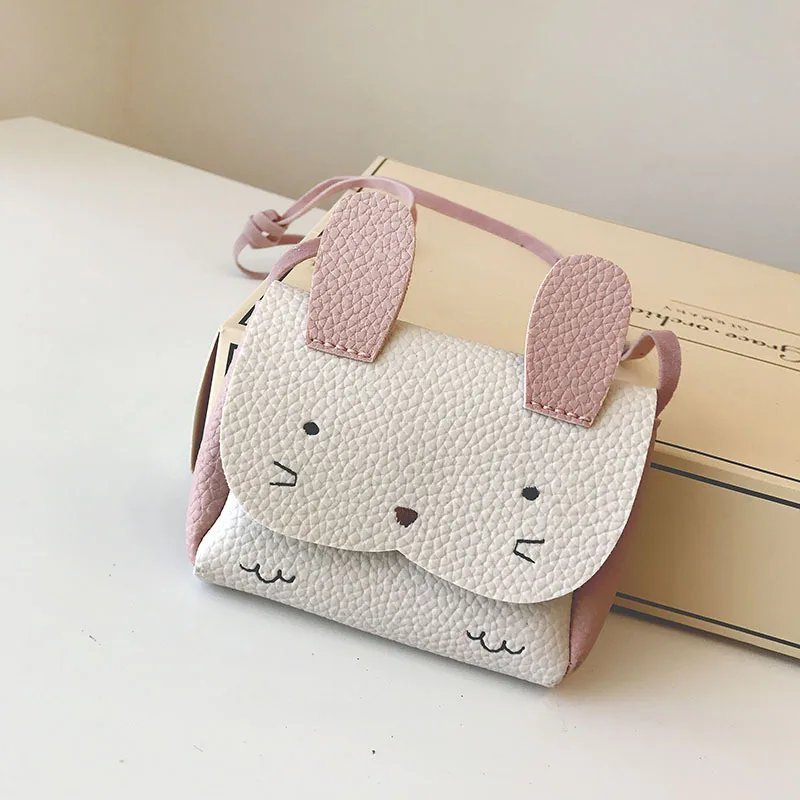 Baby Kids Girl Bunny Shoulder Bag Cute Animal Storage Crossbody Messenger Bags Handbag Kids Gifts School Bags 6