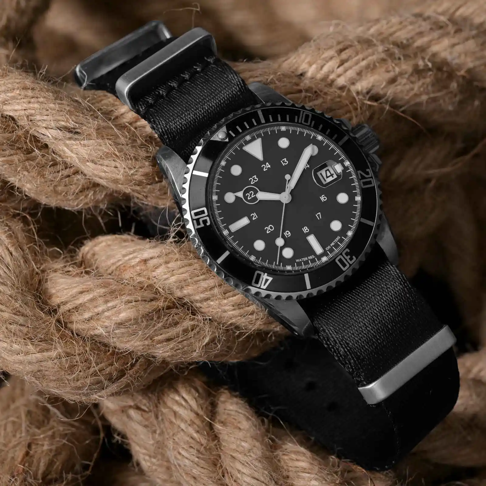 Nylon Cinturino Intrecciato Cinturino Solo Intrecciato In Nylon