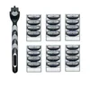 Shaving Razor Blades shaver Manual Shaver Safety Straight Razor Blade Holder Manual Shaver Head Set Replace head mach 3 1