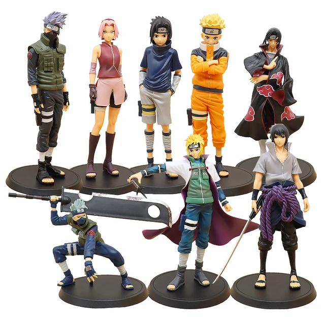 Naruto Uzumaki Action Figures para Crianças, Kakashi, desenho animado de  Sasuke, figurinhas de modelo de anime, brinquedos para meninos - AliExpress