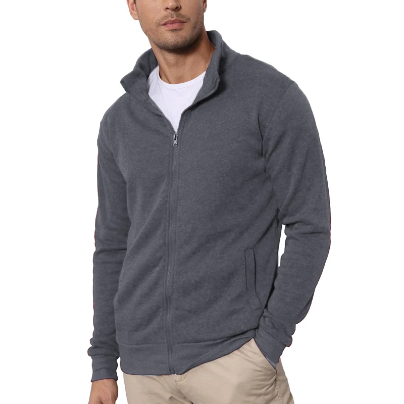 Animal Game Men's Long Sleeve Jacket Man Without Zip Coats Outdoor Sport Lightweight Sweatshirts Streetwear Slim Fit Cardigan