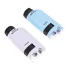 LED Lighted Pocket Microscope Kids Outdoor Science Props 60x-120x Educational Mini Handheld Children STEM Toys 4