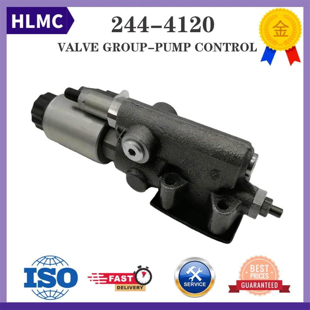 

VALVE GROUP-PUMP CONTROL E330D E336D 330D 336D Excavator Parts CA2444120 244-4120 2444120 Fan Pump Solenoid Valve