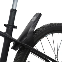 Accessoires de cyclisme, 2 pièces, garde-boue avant/arrière en fibre de carbone pour VTT, garde-boue de vélo 3