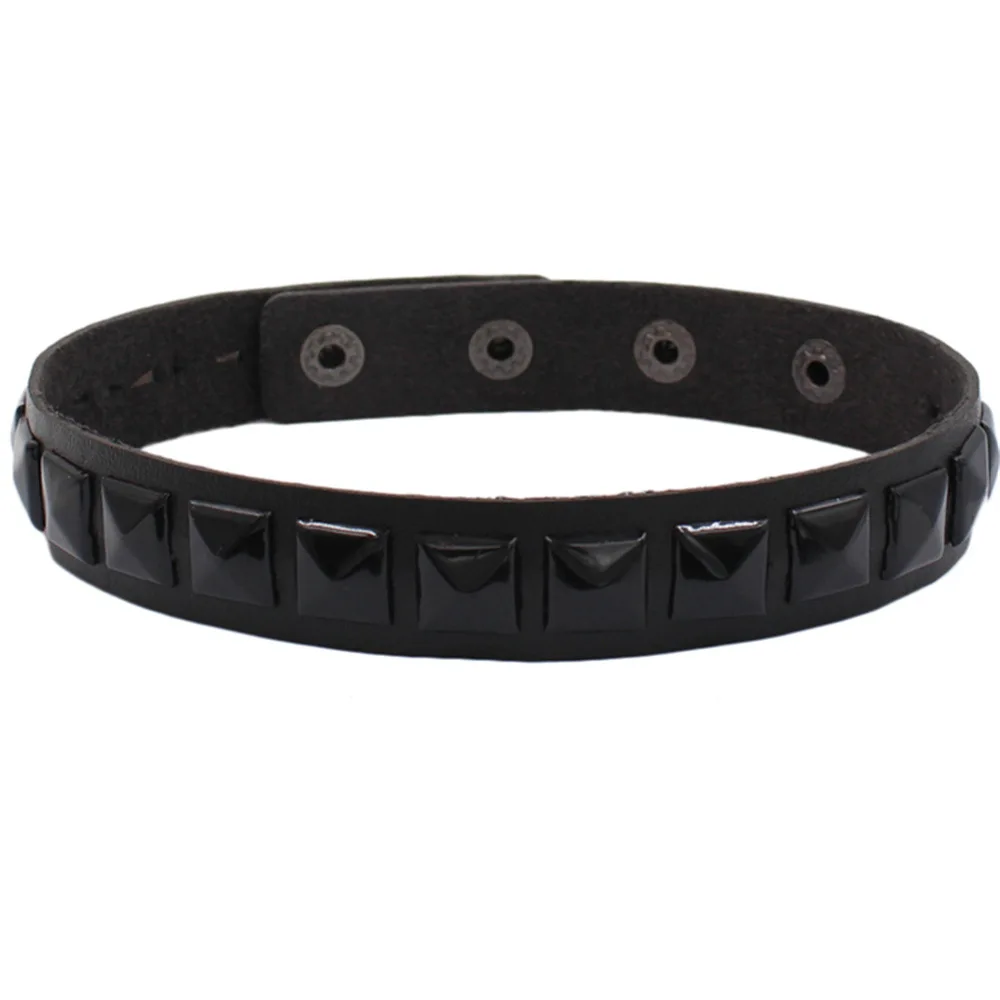 Punk Black Women PU Leather Square Rivets Choker Collar Necklace Hip Hop Female Girls Party Jewelry 2026 Neck Accessories