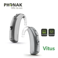 Phonak Vitus BTE UP-P Hearing Aids Waterproof  Dustproof  Original 6 channels Digital Computer Programmable With Severe Degree 1