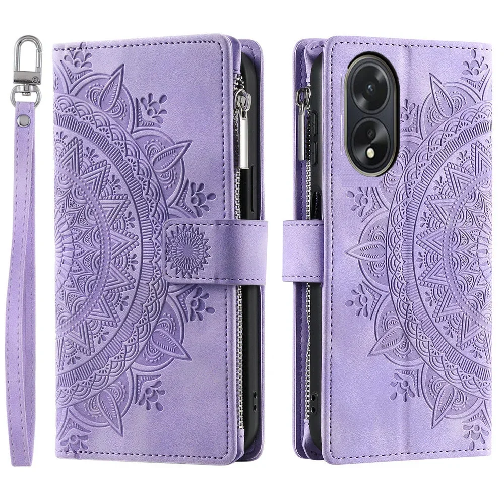 Crossbody Lanyard Zipper Wallet Phone Case
