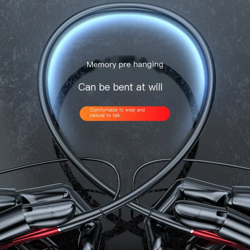 Wireless Earphone Bluetooth Magnetic Neckband Headphone IPX5 Waterproof Sport Headset Noise Cancelling Micophone TWS 200 hours