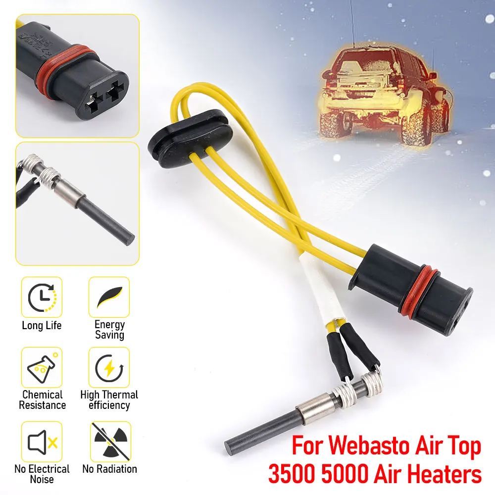 12V/24V Ceramic needle Diesel Parking Heater Glow Plug 91370B 91371B For Webasto Air Top 3500 5000 Air Heaters glow plug