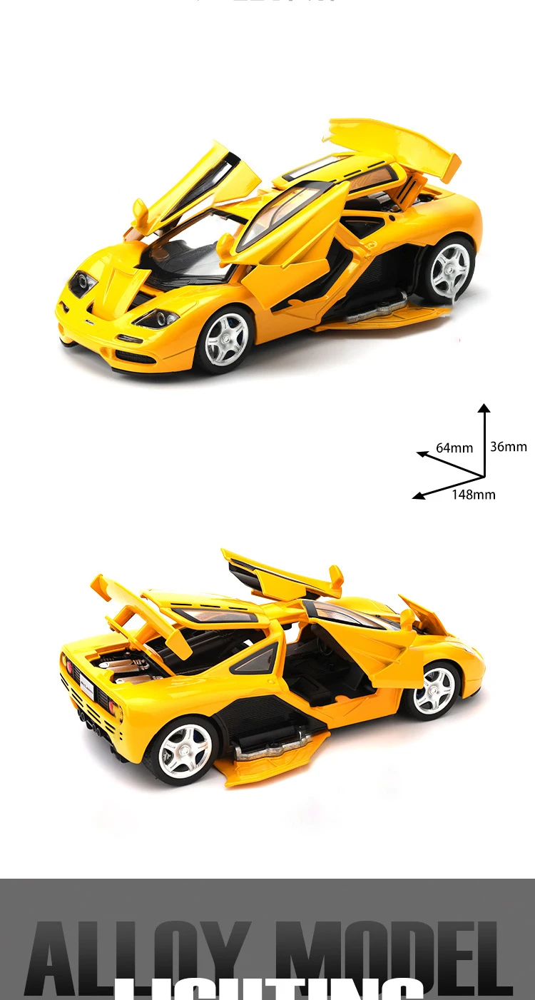 1:32 Ferrari F1 XP4 XP5 1933 Alloy Sports Car Model Diecast