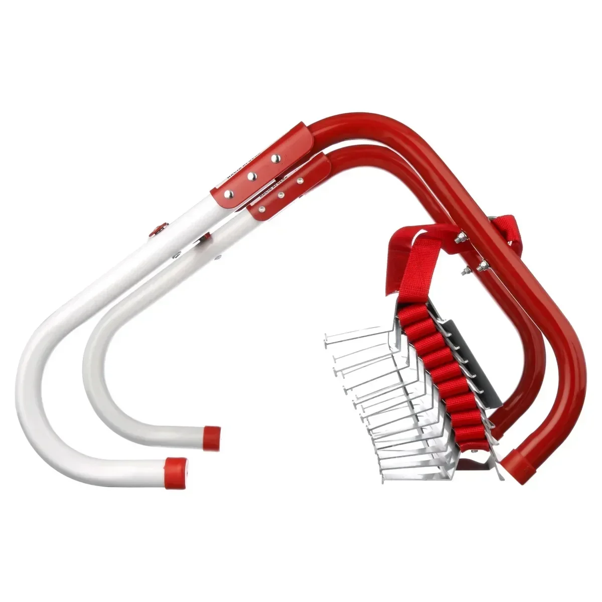Kidde 2-Story Fire Escape Ladder with Steel Anti-Slip Rungs Rope Ladder Aluminum Telescopic Ladder  | USA | NEW 3