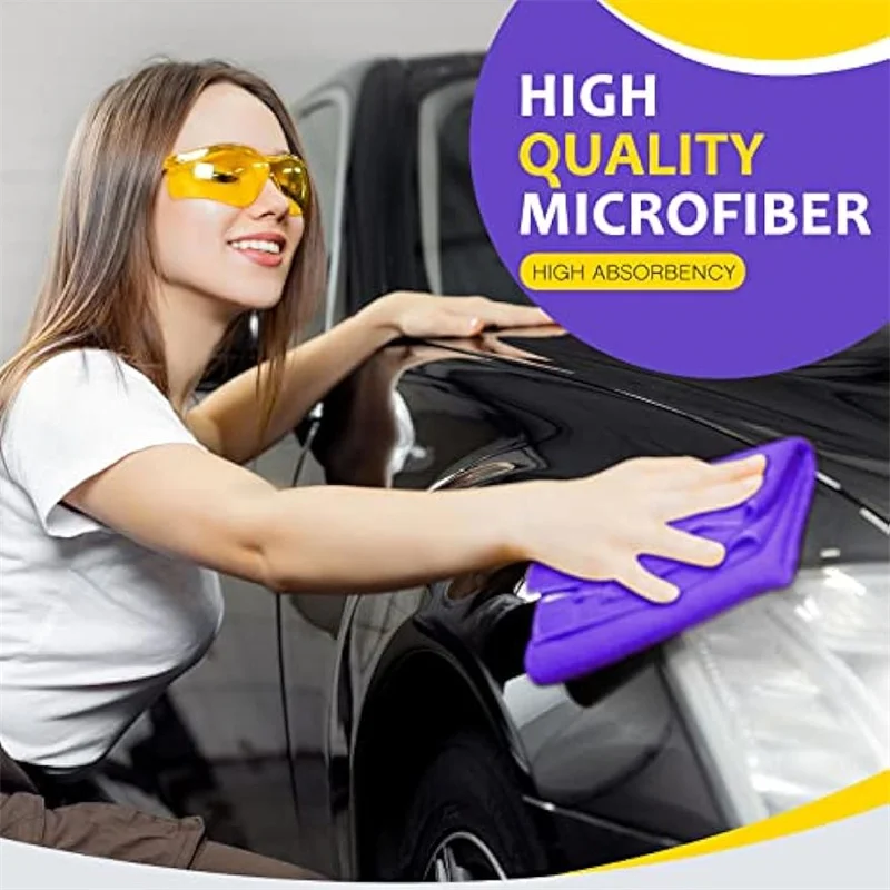 300GSM Ultra Absorbent Car Towels Drying Reusable Car Microfiber Cleaning Cloth 1 / 10Pcs Auto Home Washing Polishing Detailing microfiber towel microfiber cleaning cloths microfiber car towel microfiber towels fiber towel microfiber washing towel car washing towel car drying towel fiber car wipes drying cloth