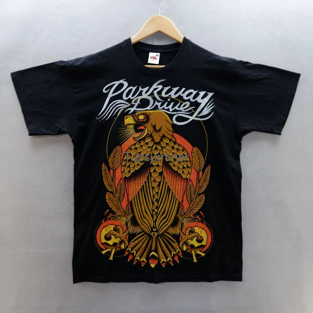 

Parkway Drive T Shirt Medium Eagle Graphic Print Music Rock Metal Band