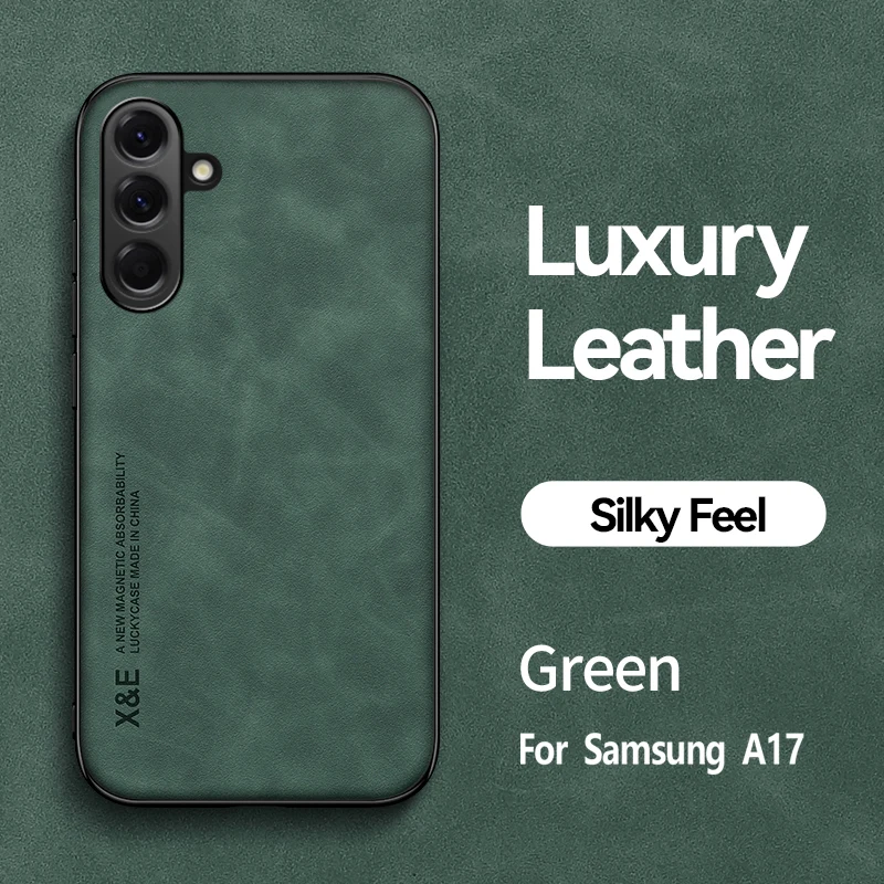 Elegant Faux Leather Phone Case in Light Luxury Design