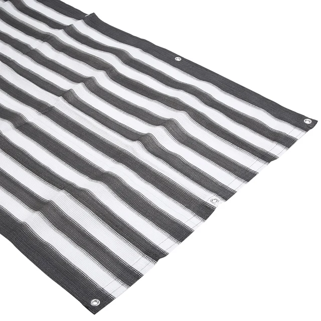 Fence Privacy Screen, 0.9Mx 5M Ft Grid Fence Windshield Porch, Outdoor, Backyard, Patio, Balcony Sun Visor, UV Protection, Weath 5
