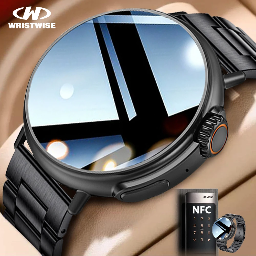 

2024 New NFC Smart Watch Outdoor Waterproof Sport Fitness Tracker Multifunction Bluetooth Call Compass Smartwatch Men Woman