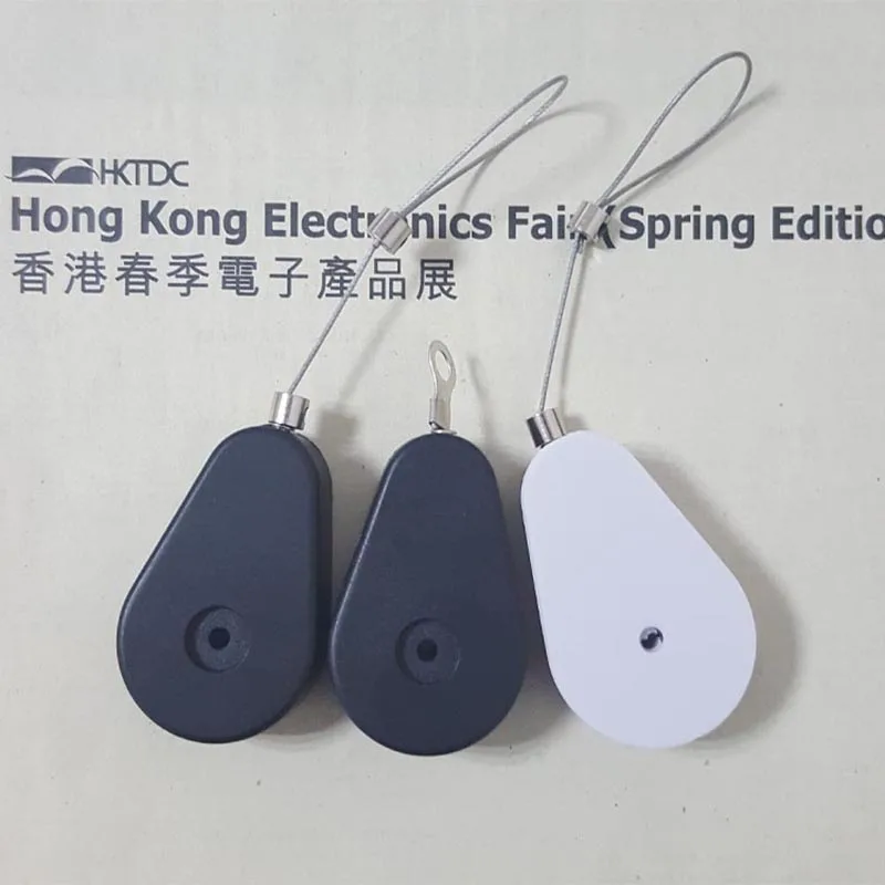 100pcs/lot retractable display security steel cable pull box for valuable and electronic products anti-shoplifting recoiler