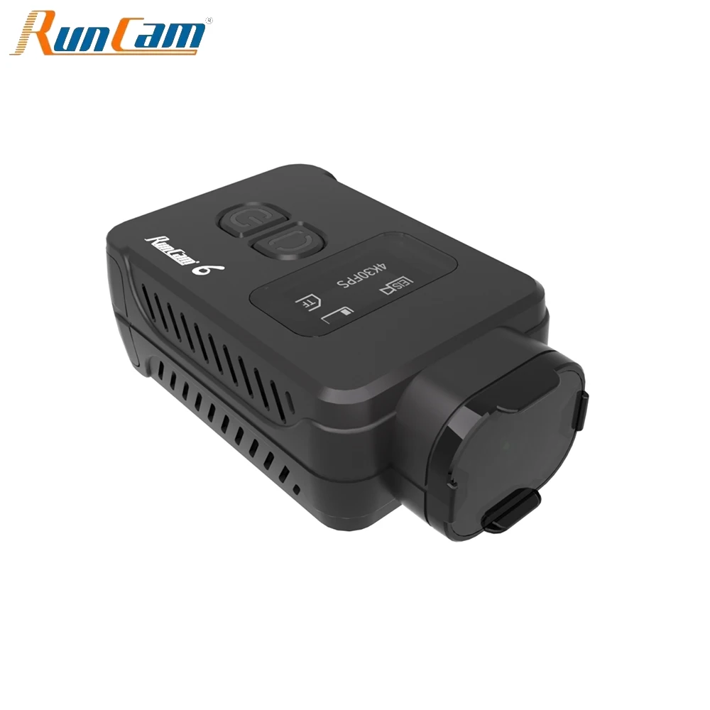 RunCam 6 4K 30HD Portable Sport Camera MP4 Video Format OLED Screen Display for FPV RC Drone Recording thumbnail 4