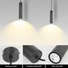 Pendant Lamp LED Ceiling Chandelier Modern 2024 Lustre Living Room Kitchen Dining Light 160-300mm Luxury Long Tube Hanging Lamps 6