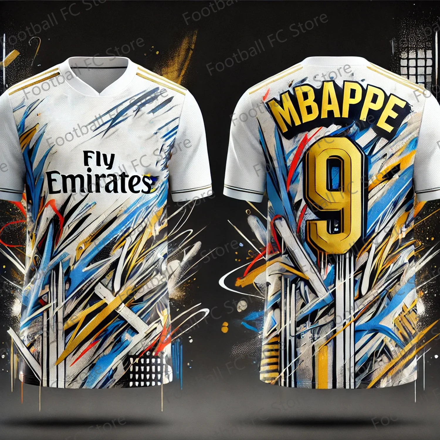 Soccer jersey New 24-25 Summer Tee Jersey CHATGPT Intelligent Design Edition Jersey Special Mbappe 9 Soccer For Kids/Adult Kit