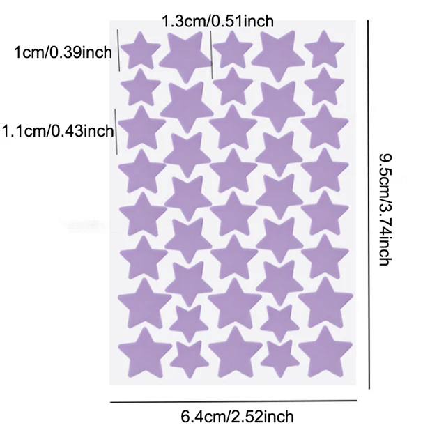 40145-4aec74.jpg Star and Heart Pimple Patches (2 Sheets) – Invisible Anti-Acne Protectors