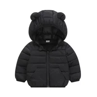 Baby Boys Girls Down Coats New Children Autumn Spring Cotton Jackets Infant Winter Fashion Outerwear Kids Hooded Casual Clothes 4