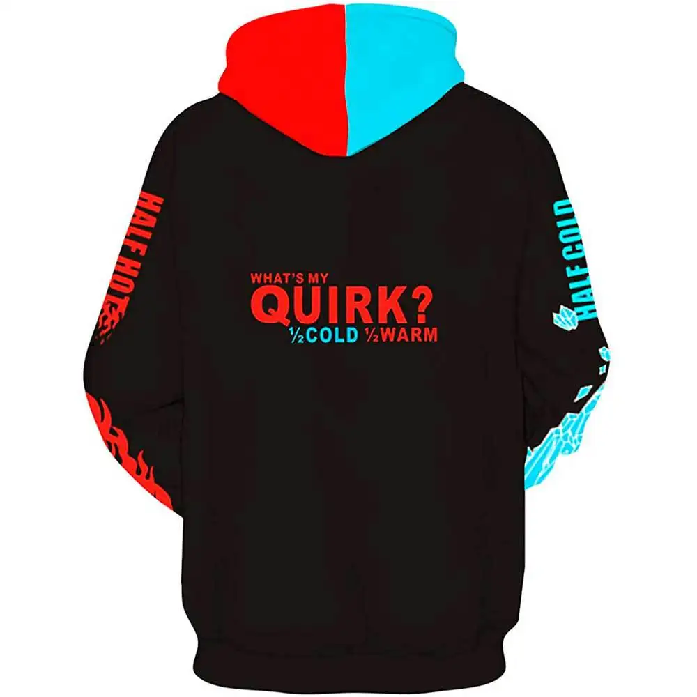 My Hero Academy Anime Hoodie pullover Ken Kaneki graphic print top casual hip hop street clothing
