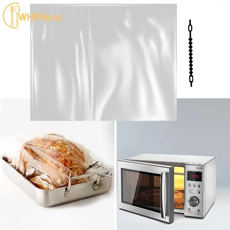 10/20pcs Turkey Bag Oven Roasting Bags Baking Sleeve Slow Cooker Turkey Baking Bag Crock Pot Liners