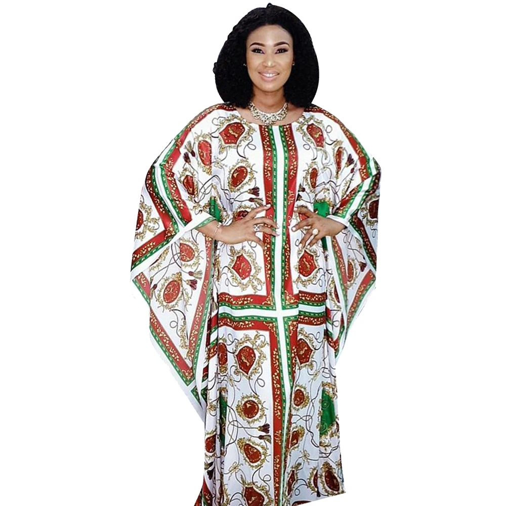 Elegant Lady Autumn Vintage Patchwork Maxi Mermaid African Dresses for Women Bazin Riche Party Evening Dress