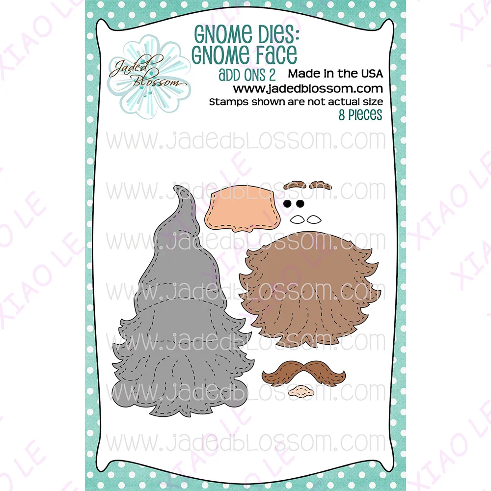 Gnome Friends Gingerbread Holiday Metal Cutting Dies for Crafts and Scrapbooking