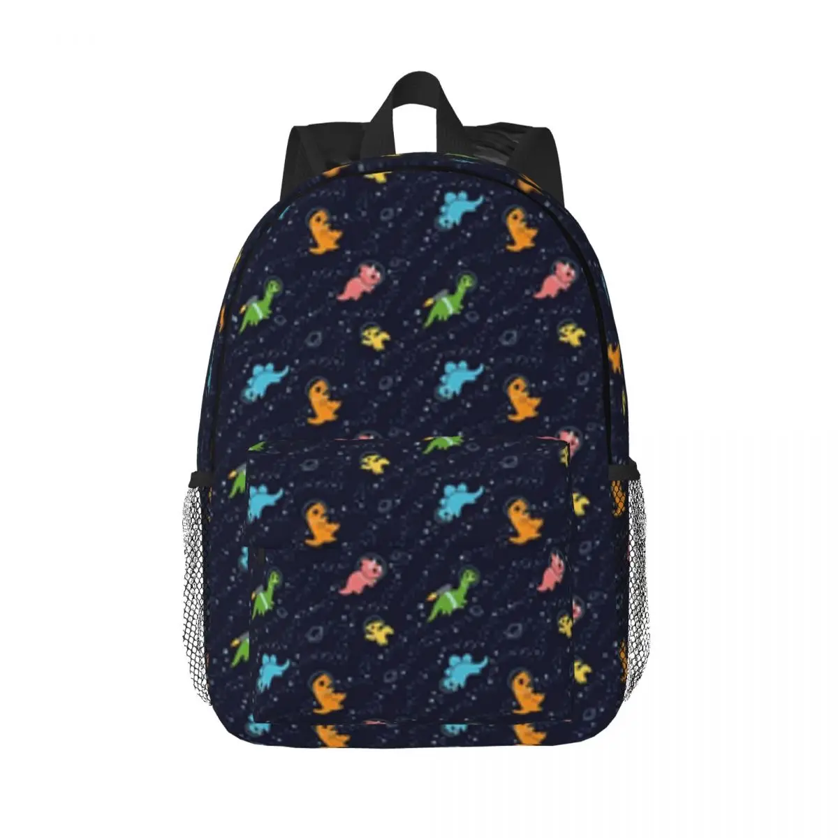 

Dinosaurs In Space Pattern For Girls,kids,boys Large Capacity Student Backpack Cartoon School Backpack 15inch