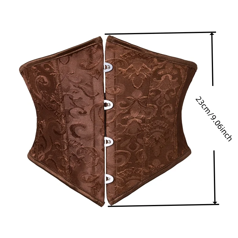 Retro Court Style Waist Cincher Short Corset Belt Posture Corrector thumbnail 6