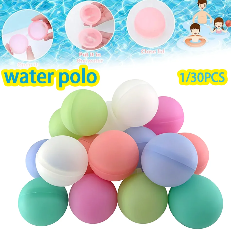 1-30PCS 재사용 가능한 물 풍선 장난감 물 스프레이를위한 빠른 충전 밀봉 ..