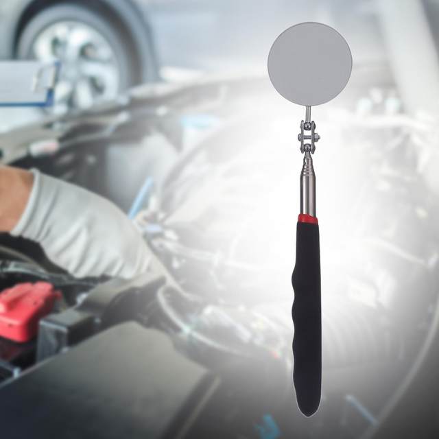 Inspection Mirror Telescoping Under Vehicle Inspection Mirror Flexible Handheld