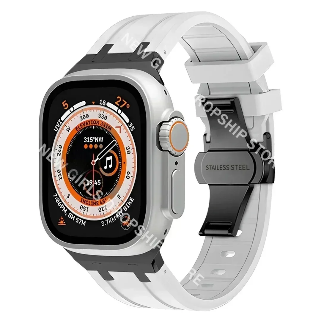 Premium Silicone Sports Band with Butterfly Clasp