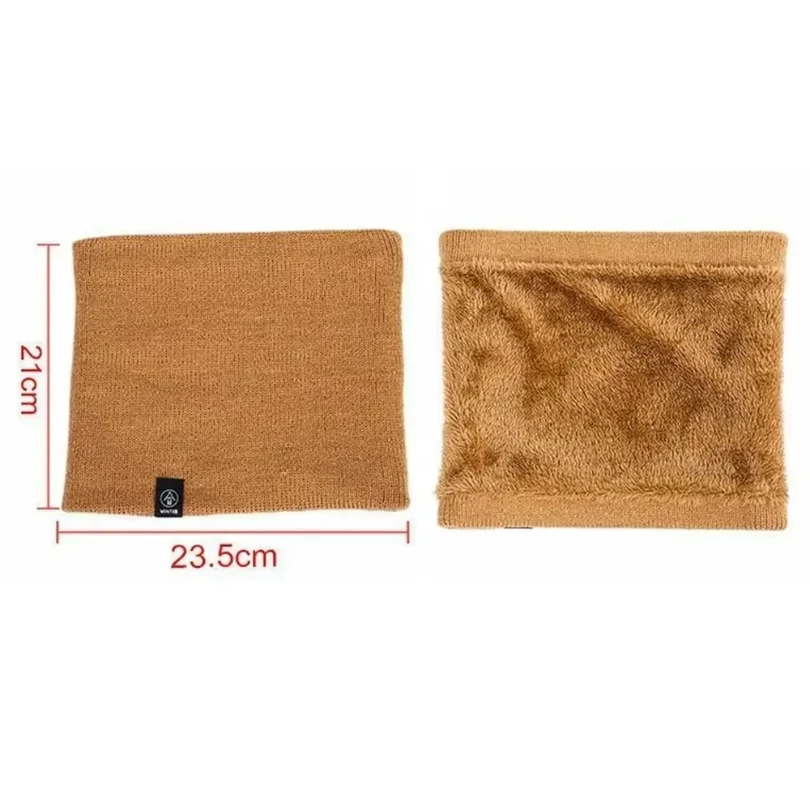 Knitted Neck Warmer Sports Face Scarf - Image 6