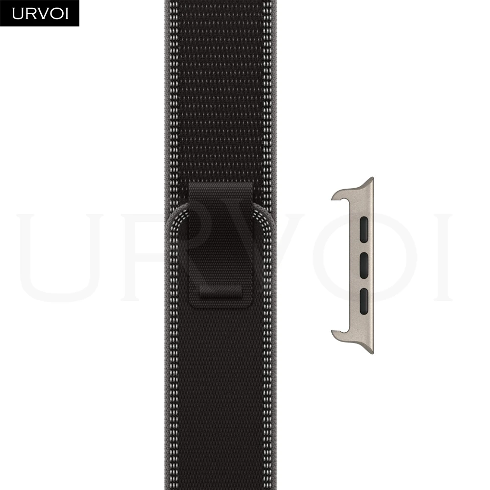 URVOI Nylon Weave Trail Loop Band with Pull Tab Closure