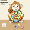 Children Cartoon Animal Dart Board Sticky Ball Rabbit Family Interactive Educational Toy Christmas Gift 3