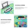 Custom Stitch Luggage Cover Protector Fashion Travel Suitcase Protective Cover for 18-32 Inch 4