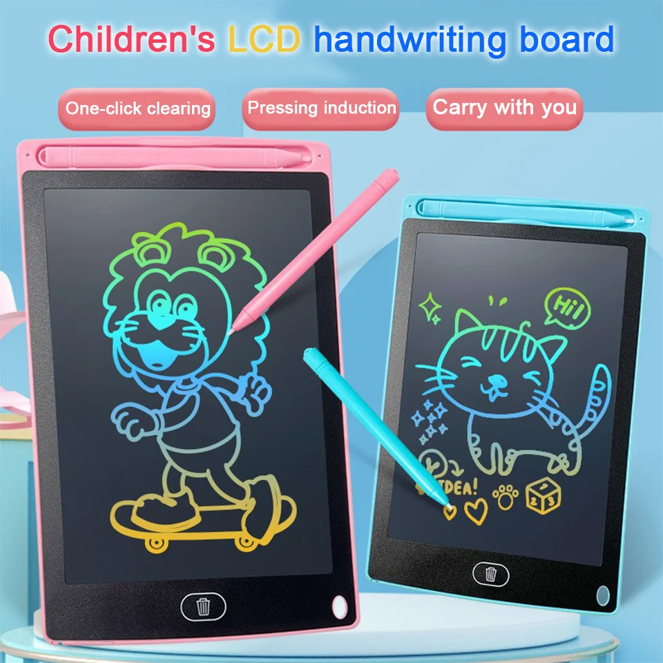 LCD Writing Tablet Drawing Board 8.5/10/12/inch Kids Graffiti Sketchpad Toys Handwriting Blackboard Drawing Board Kid Toy Gift