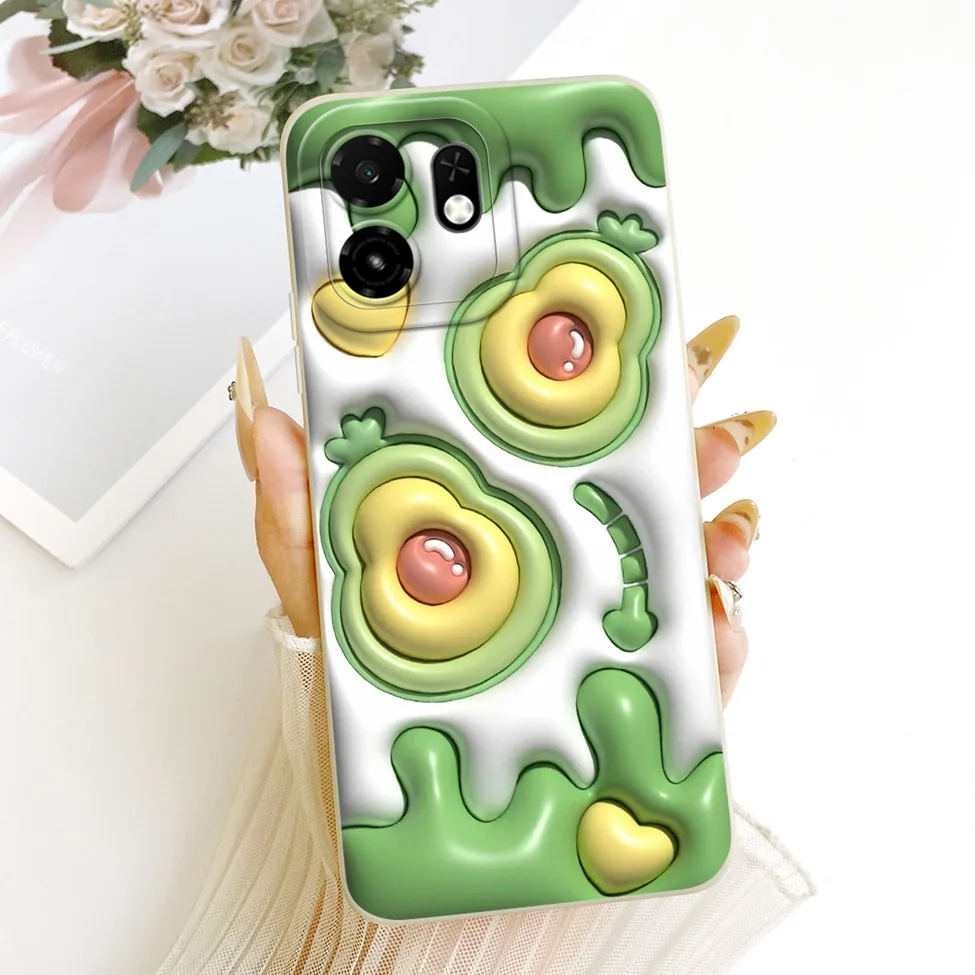 Luxury Floral Phone Case - Fashionable Silicone Cover with Cute Painted Design