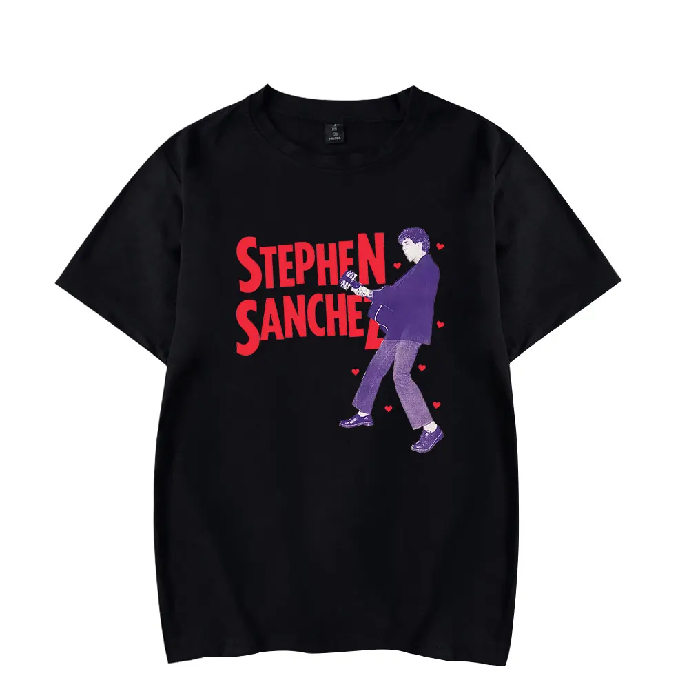 

Stephen Sanchez Angel Face Merch T-shirts Summer Women Men Tees Fashion Casual Short Sleeve Round Neck Top