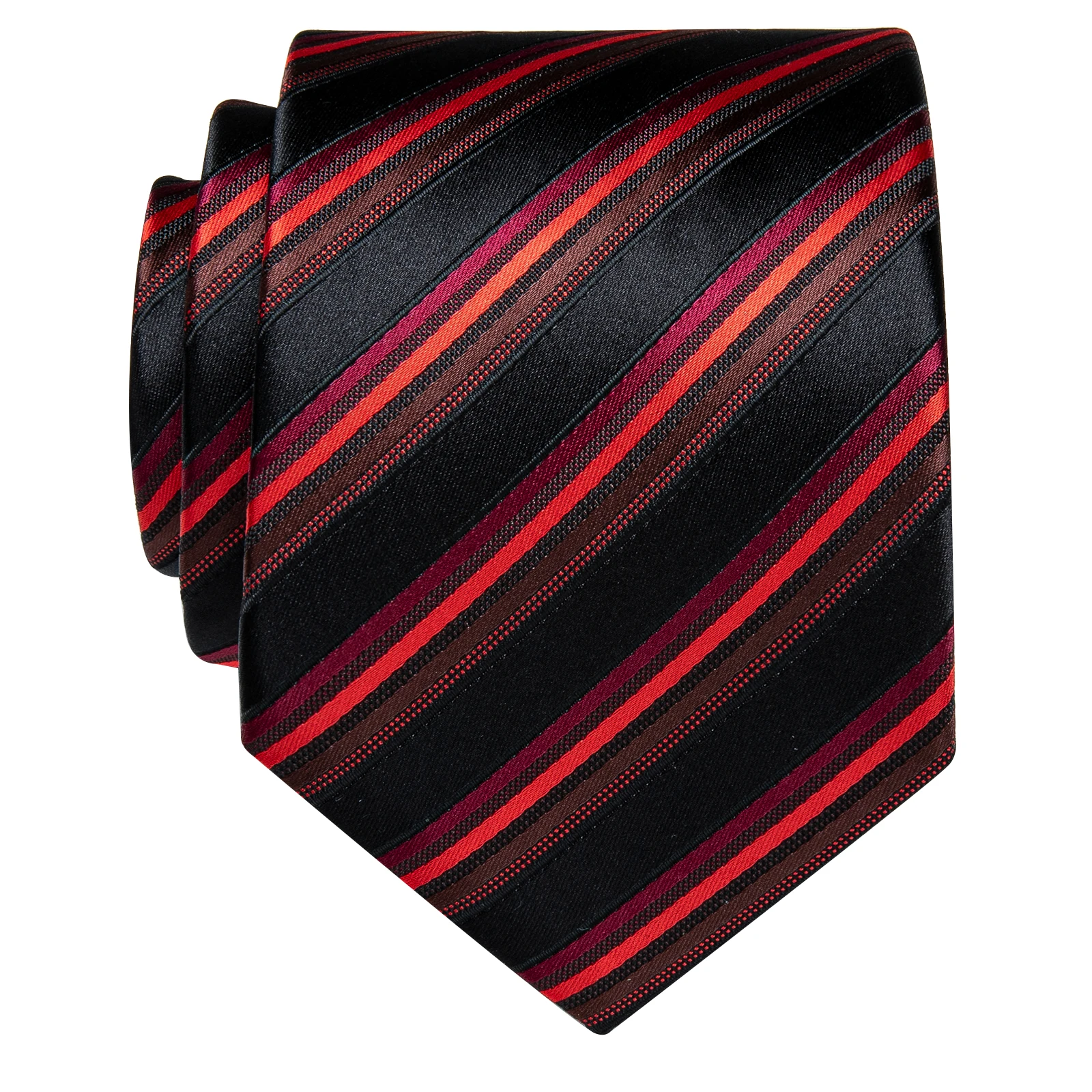 Free Adjustable Luxury Silk Men's Red Tie for Wedding Business