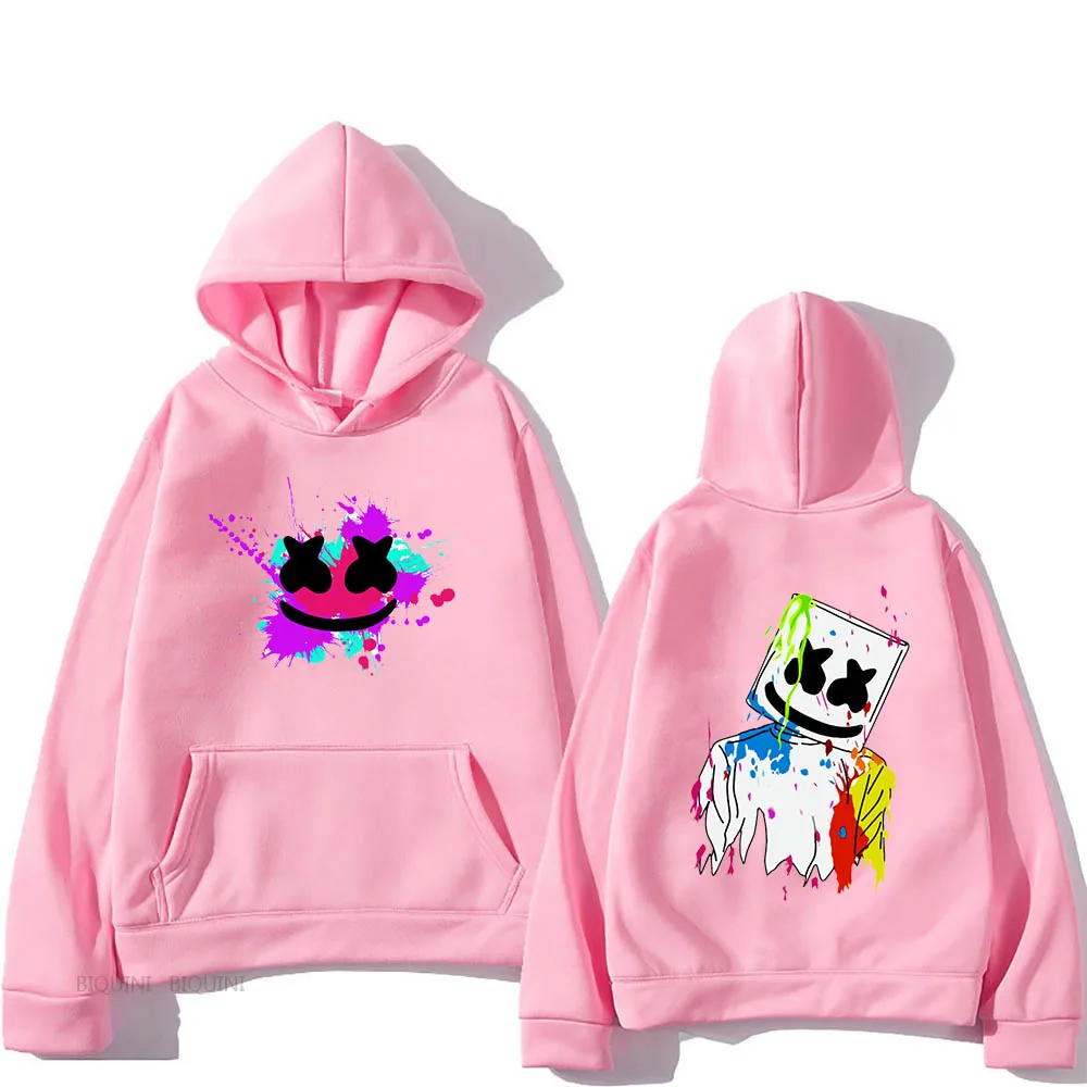 

Hot Marsmello Vintage Anime Hoodies Hip Hop Manga Sweatshirts Cute Cartoon Men/women Clothes High Street Streetwear Punk Hoody