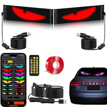 Led Matrix Pixel Panel With Usb Power Bluetooth App Control Flexible Diy Programmable Lighting For Stores Holidays Car Led Sign