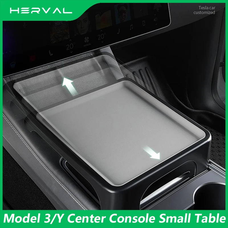 Herval Per Tesla Modello 3 Y Centro Centro Centro Auto Da Pranzo Accessori Per Auto Con Console Da Console Da Console Da Console